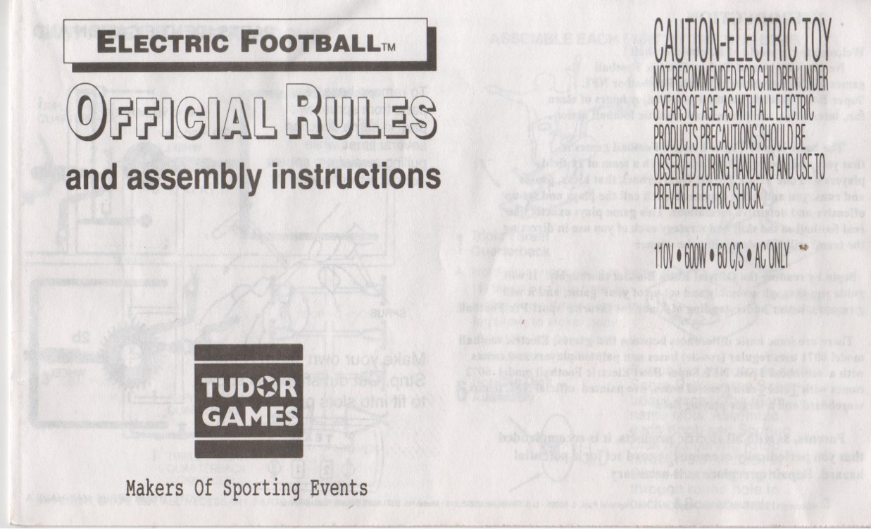 1995 Miggle Toys Rule Book Cover